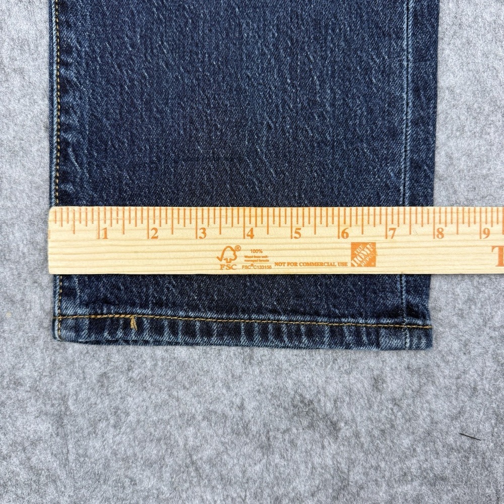 Levis 501 Curve NWT Jeans Womens 31 Dark Wash Straight High Rise Stretch Denim - Picture 13 of 13